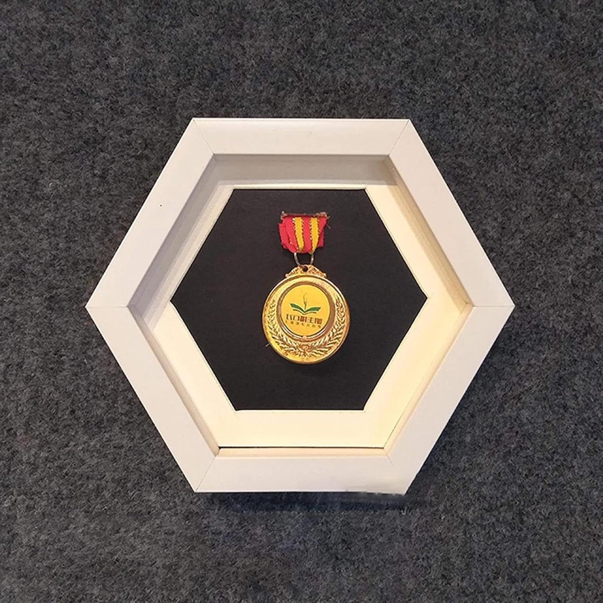 Medaille Display Box Fotolijst voor Sport Awards - Goud