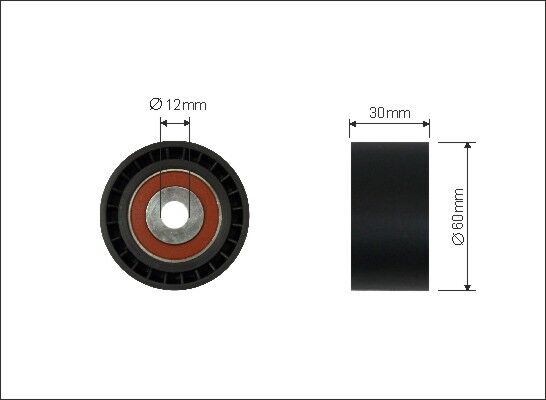 Caffaro Spannrolle, Zahnriemen 500167 Für Tata