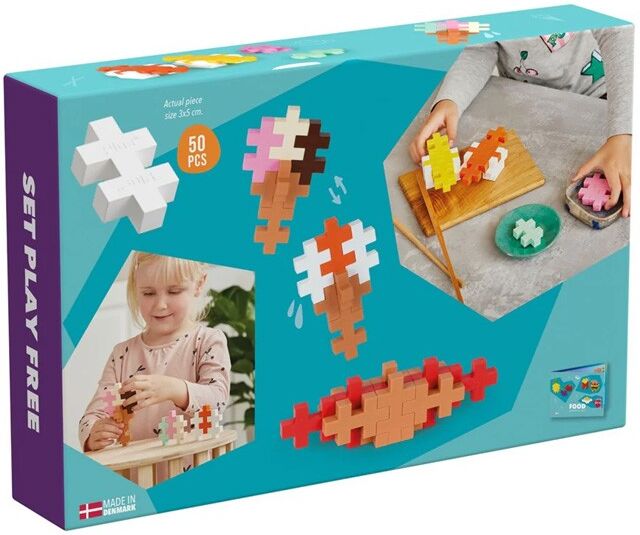 Set activité BIG Foodies 50 pcs - Plus Plus