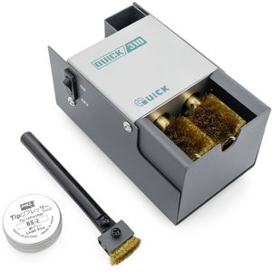 QUICK Lötspitzen-Reinigungsdraht QU310, elektrisch, mit Messingbürsten und Lötspitzenreaktivator