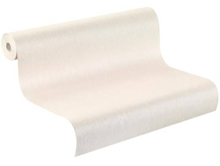 Rasch Tapete 570700 - Helle Vliestapete mit Struktur und leichtem Glanz in der Farbe Creme