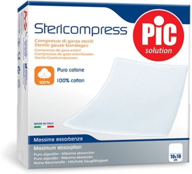 Pikdare Stericompress 18x40cm Pic 1 Compressa Garza