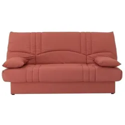 Conforteam, Sitzbank, 3-Sitzer Clic Clac Bank - Terrakotta-Stoff - Moderner Stil - L 190 x T 92 cm - DREAM