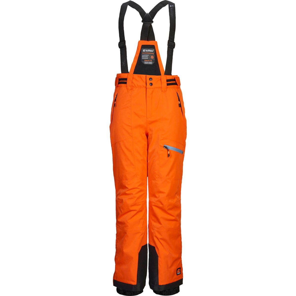 killtec KSW 195 Boys Ski Pants dunkelorange (00541) 128 43479-000-00541-128