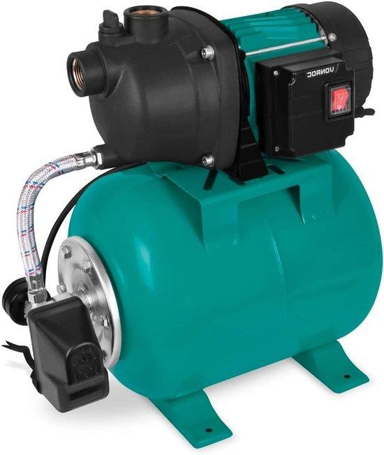 VONROC Waterdrukpomp met automatische schakelaar en 19L tank, 3300l/u, Turquoise