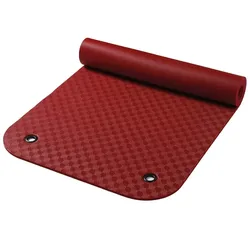 Gymnastikmatte UNI | Rot - 180x65 cm
