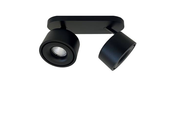 Easy Braccio W2100 LED Deckenleuchte 2700K Black - Antidark - Wohnzimmer - Aluminium
