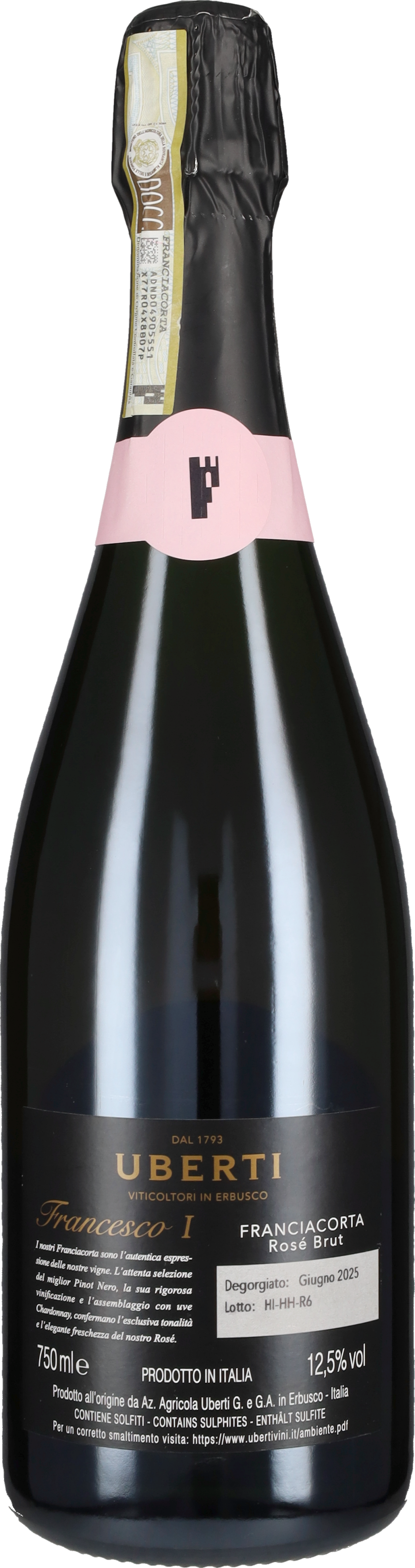 Franciacorta Rosé Brut 'Francesco I' Uberti