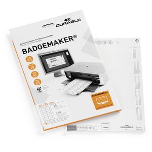 Durable 145302 BADGEMAKER Einsteckschilder 75 x 40mm, 240 Stück