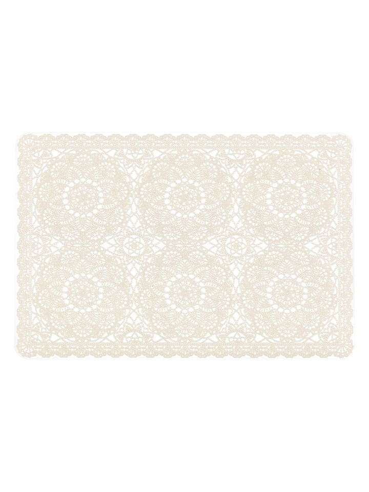 4Living Tischset "Lace" in Beige - (L)30 x (B)45 cm - onesize