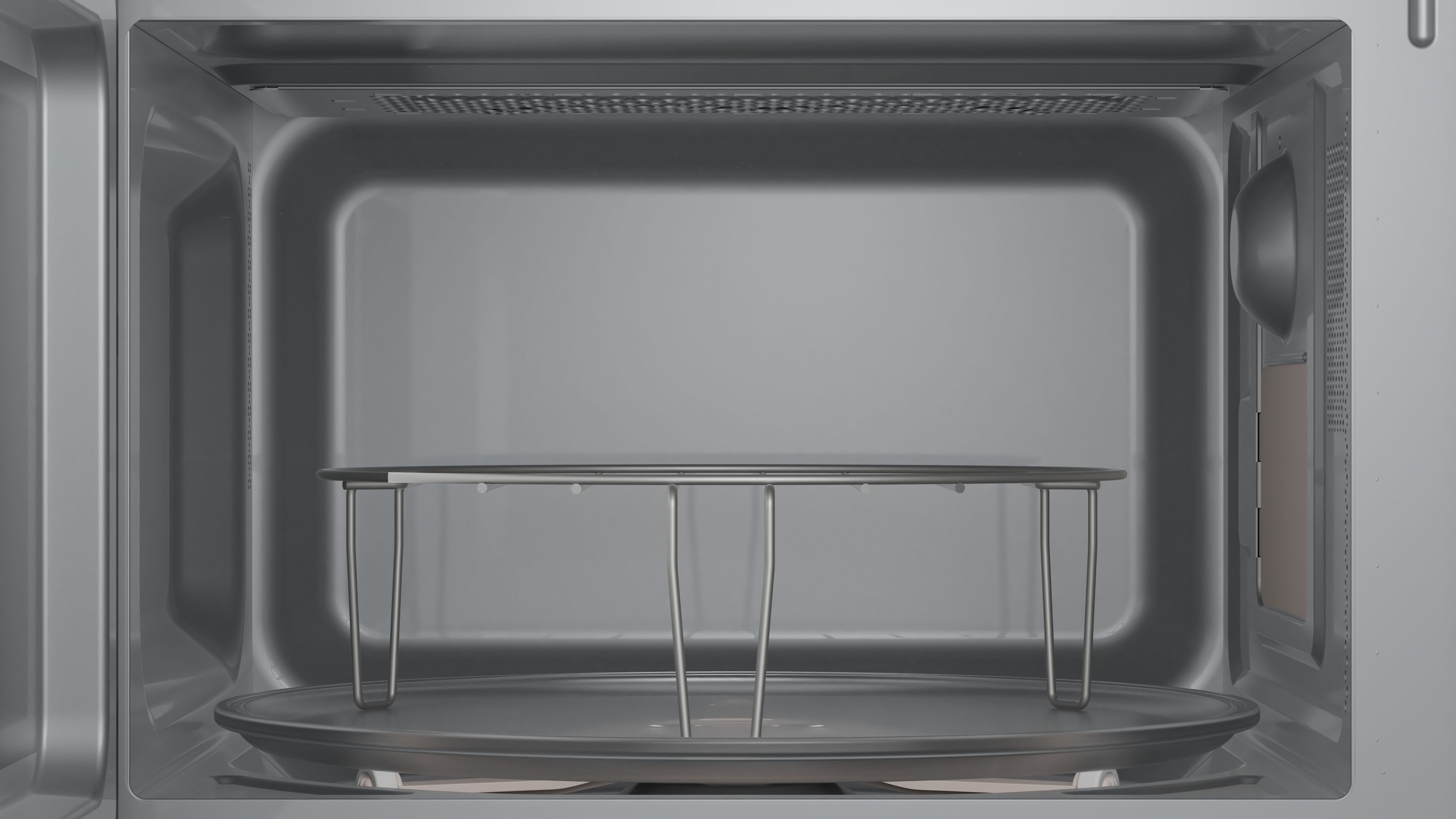 Siemens Einbau-Mikrowelle "BE623LMB3", schwarz, B:59,5cm H:38,2cm T:33,5cm, Mikrowellen, Leichte humidClean Plus-Reinigung & perfekte Grillbräunung, Einbau-Mikrowelle
