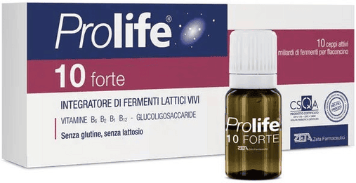 Prolife 10 Forte Integratore Fermenti Lattici Vivi 10 Flaconcini