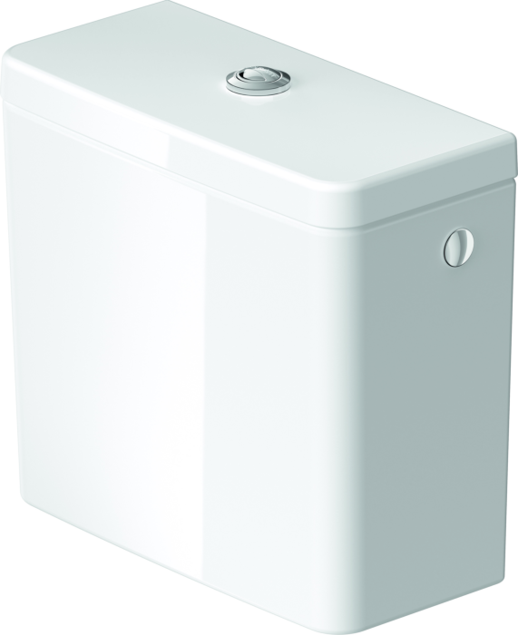 Duravit D-Neo Spülkasten 0944000005 39,5x18cm, chrom, Anschluss rechts oder links