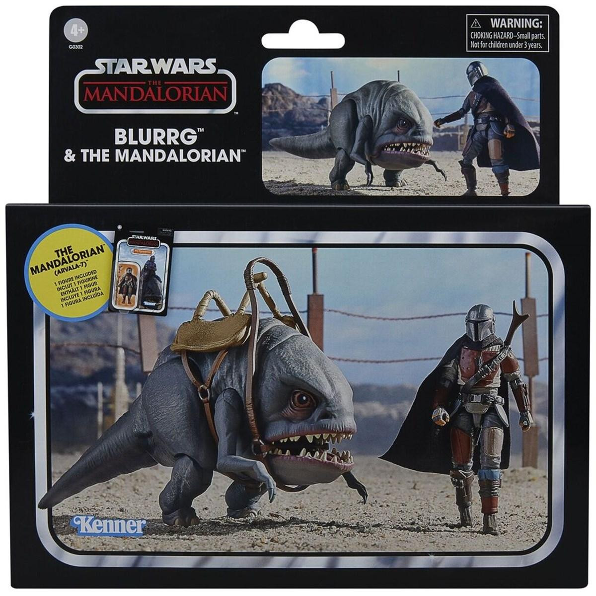 Hasbro Star Wars The Vintage Collection Blurrg & The Mandalorian, Meerdere kleuren