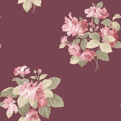 Galerie Wallcoverings Secret Garden Floral Bouquet Non-woven Matte Wallpaper Roll