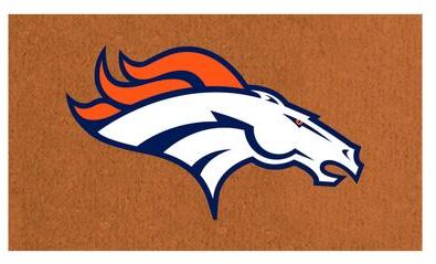 Evergreen Denver Broncos Full Color Indoor/Outdoor Coir Mat