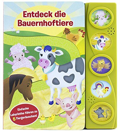 Phoenix International Publications (pikids) - Entdeck die Bauernhoftiere - Labyrinth-Soundbuch - Preis vom 13.10.2026 19:28:25 h