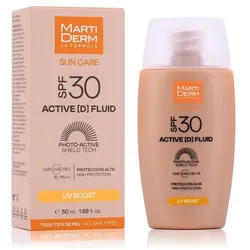 Martiderm, Sonnencreme, Sun Care LSF30 Active D Fluid UV Boost 50ml 1.69 fl oz (SPF 30, 50 ml)