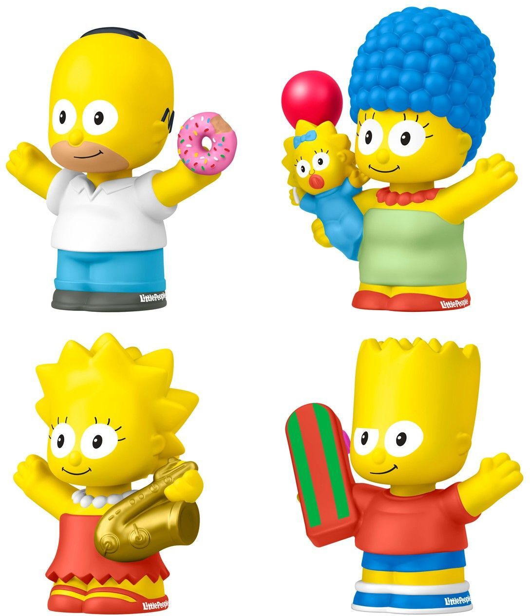 Fisher-Price People - The Simpsons 4 Figures (HXM72)
