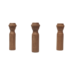 Halmakegel.com Holzkegel - Holzfiguren - Pöppel - ca. 10 cm 241642