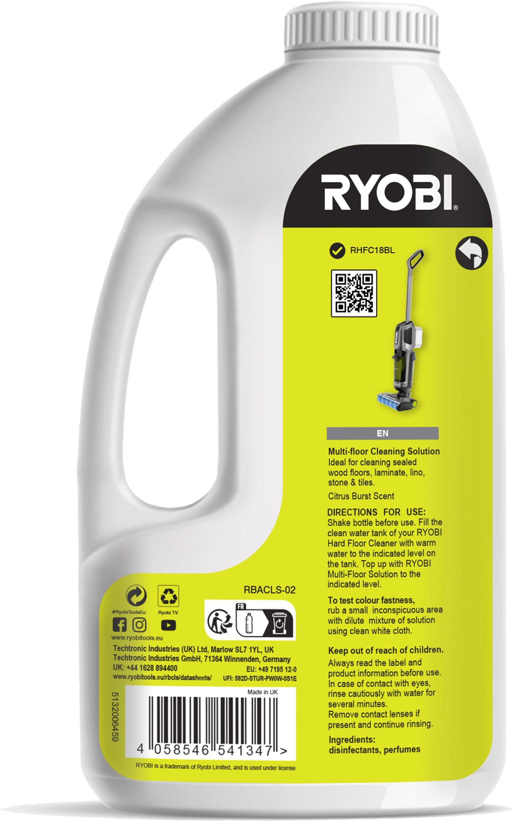 Ryobi Golvrengöring, RBACLS-02