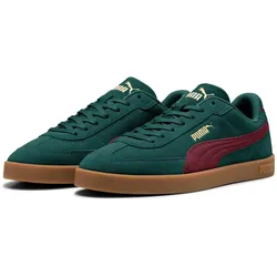 PUMA Club II Era Suede Sneaker 12 - green terrain/ruby shimmer 39