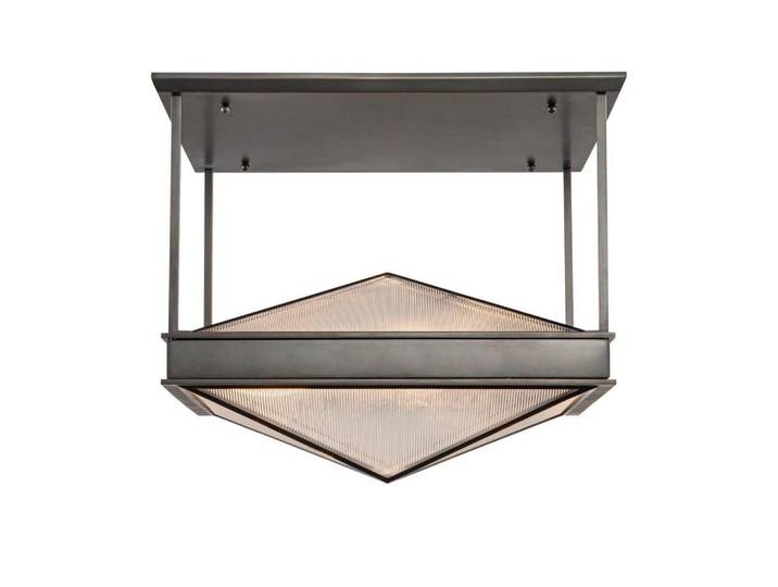 Elstead Lighting Deckenleuchte Alora, Bronzefarben, Metall, Glas, 48.2 cm, RoHS, CE, höhenverstellbar, Lampen & Leuchten, Innenbeleuchtung, Smart-Home-Lampen, Smart Home Deckenleuchten