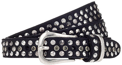 B.BELT Ledergürtel schwarz   75 75