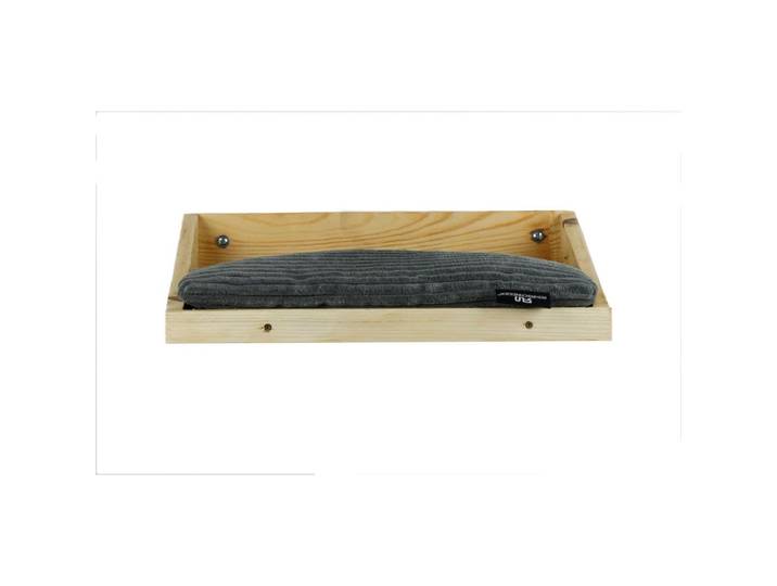 Katzen-Hängesessel Mulde Natur Bezug: Dunkelgrau, L: 40 cm