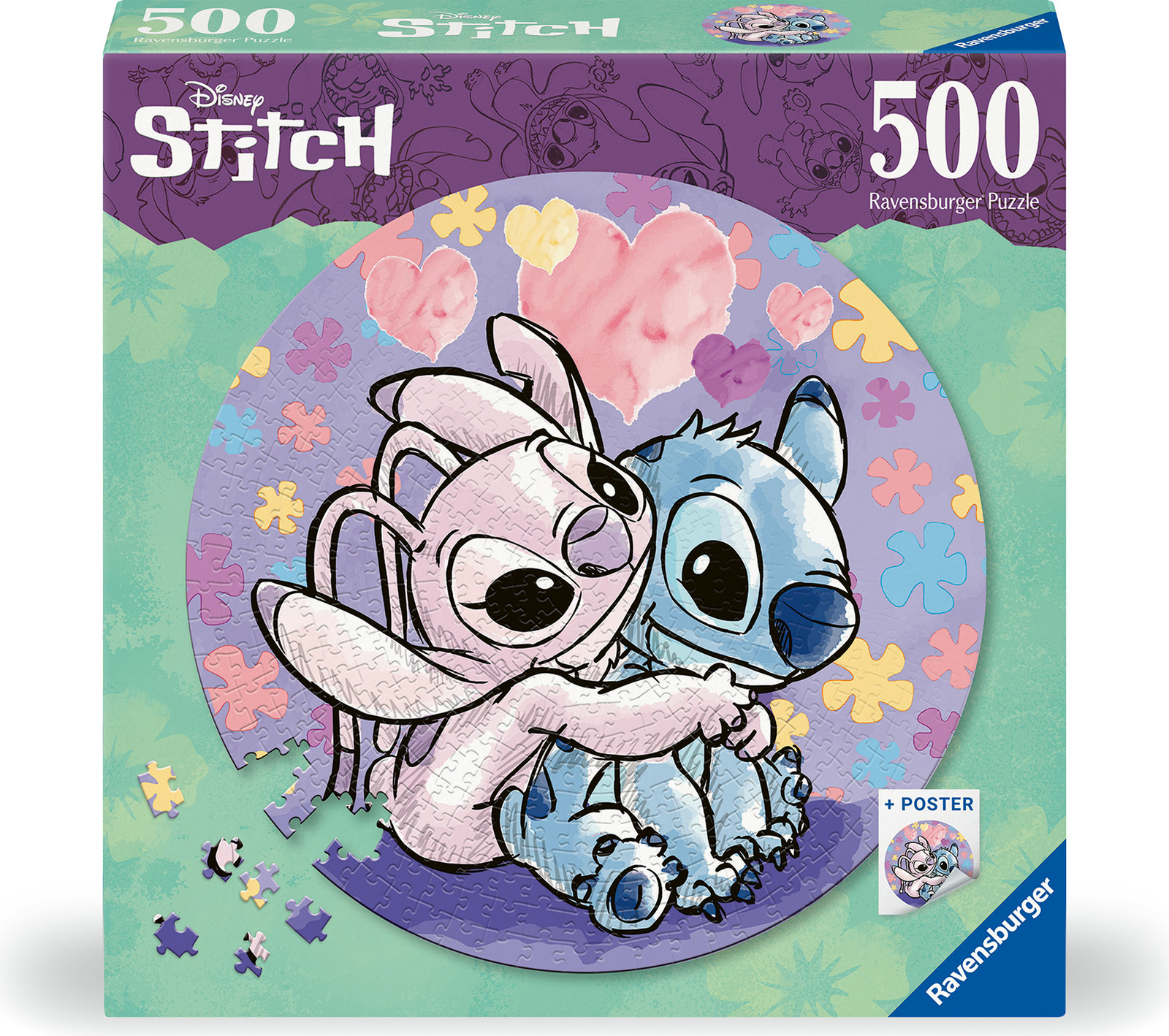 Ravensburger Disney Stitch Puzzel, 500 stukjes