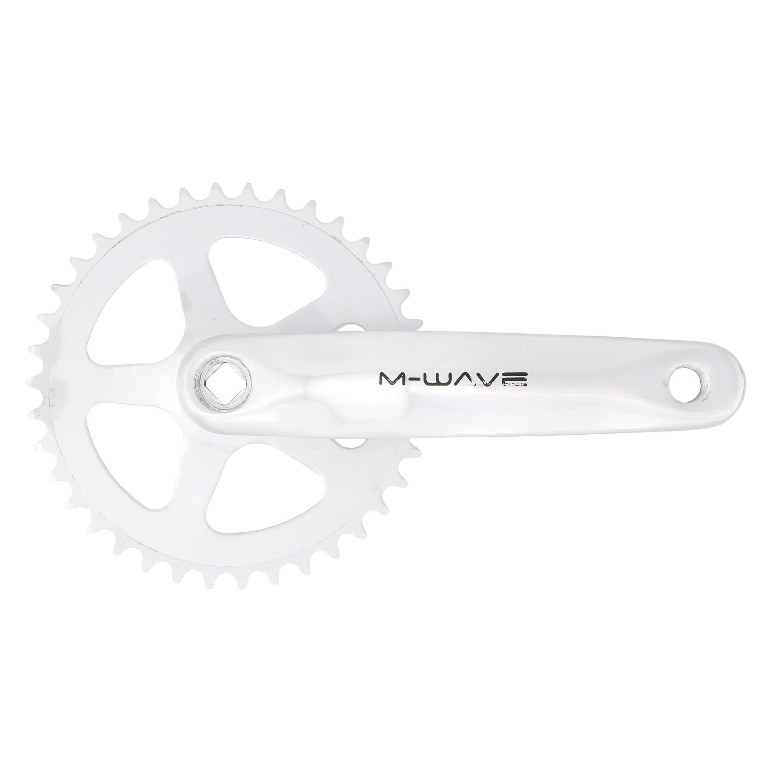 M-Wave Unisex - Erwachsene Kettenradgarnitur-03327566 Kettenradgarnitur, Silber, Einheitsgrösse (170 mm) (350652)