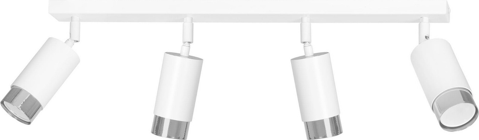 Emibig Lighting HIRO 4 Plafondarmatuur 4xGU10 30W Wit/Chroom