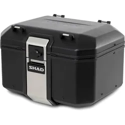 Shad Terra TR37/TR48/TR55, Topcase - Schwarz/Schwarz/Silber - 48 L
