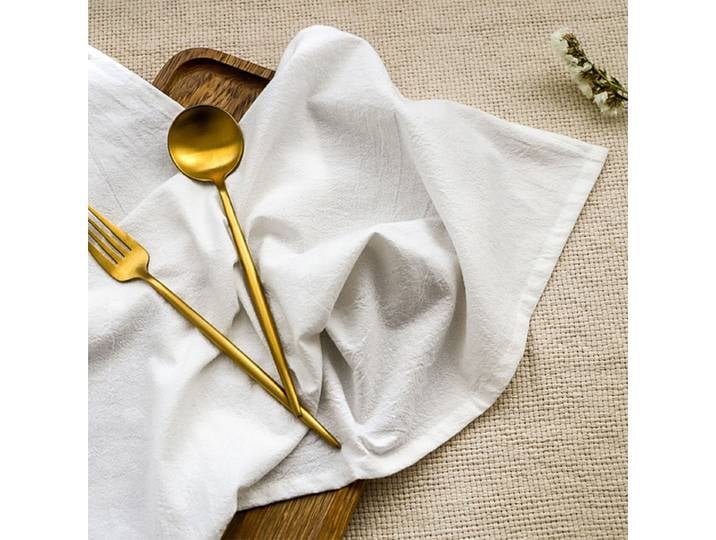 Serviettes de cuisine en tissu de coton lavable, torchon grill, décoration de mariage, 50 pièces, prix de gros, utilisation 03