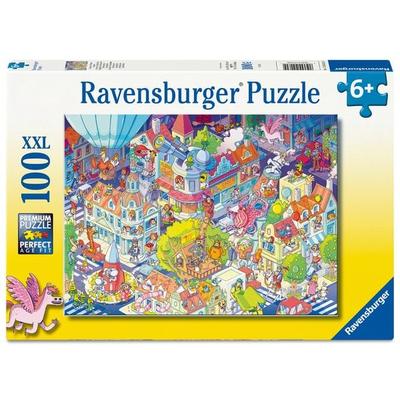 Kinderpuzzle 100 XXL Teile - Trubel in Chaoshausen
