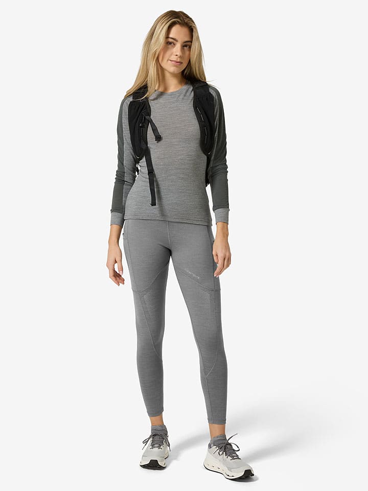super.natural Trainingsleggings "Active Lightening" in Grau - L