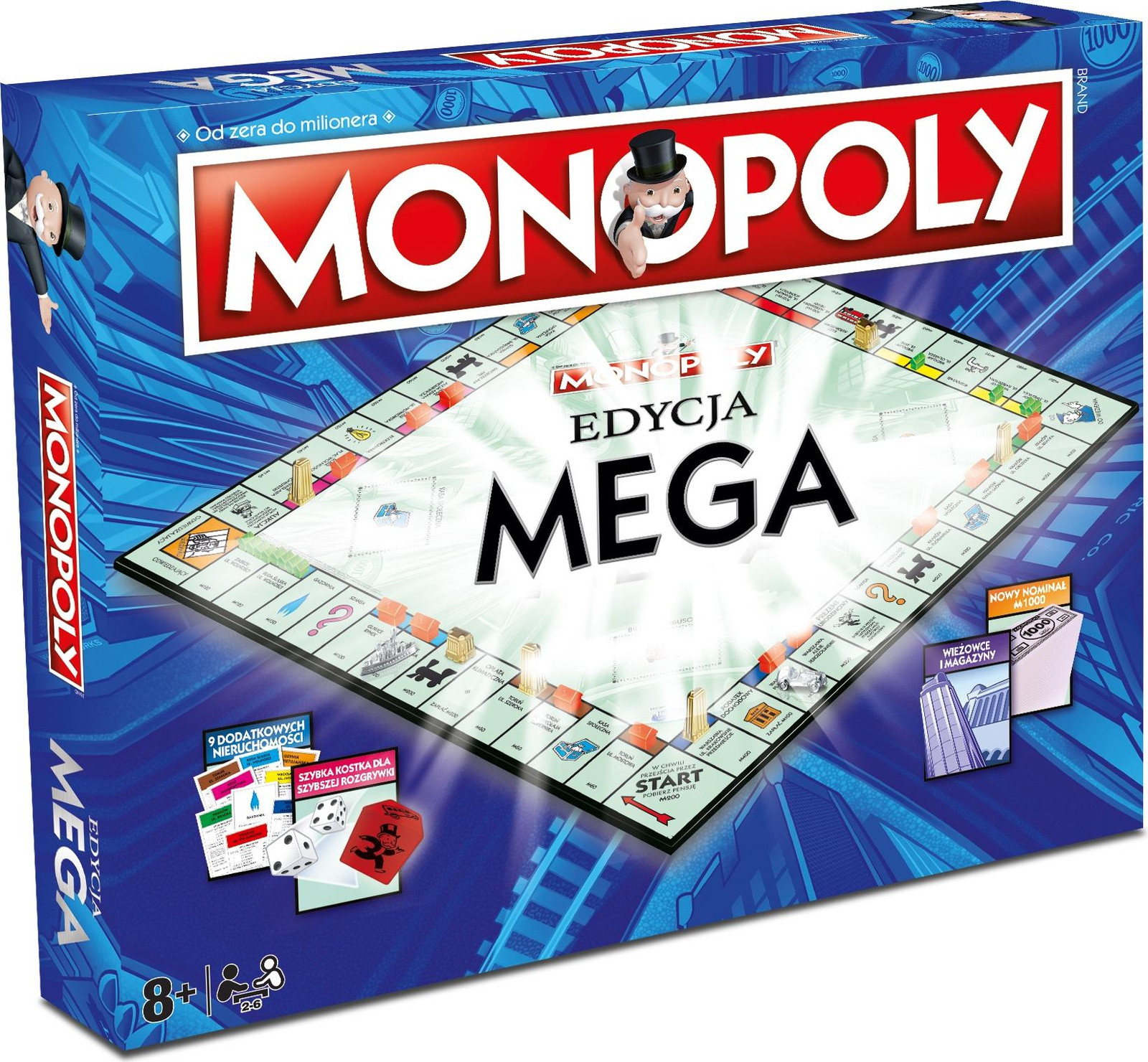 Winning Moves Monopoly Mega-editie bordspel