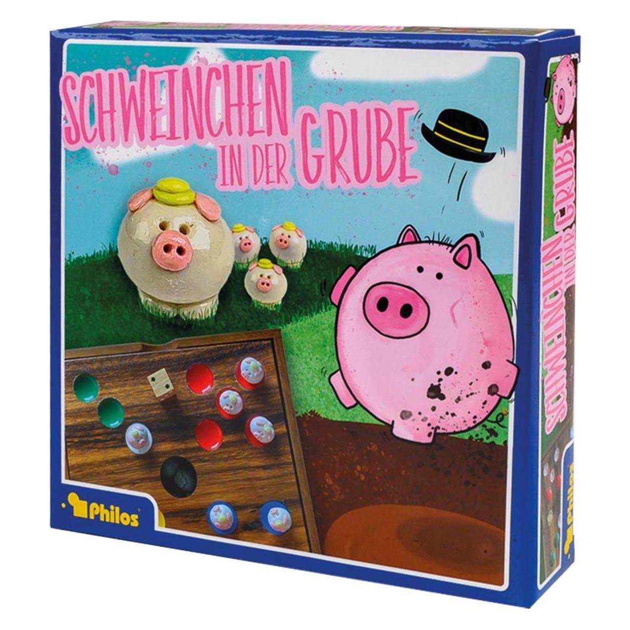 Philos Schweinchen in der Grube (Deutsch, Englisch, Französisch, Italienisch, 2 - 6 Spieler) (6339)