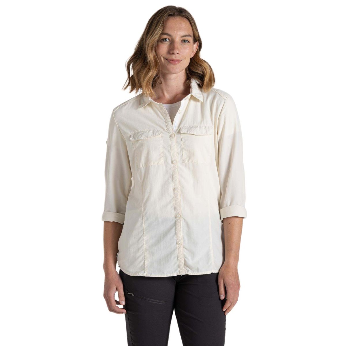 Craghoppers Nosilife Adventure Long Sleeved Shirt III seasalt (33A) 40 CWS534 33A 14L