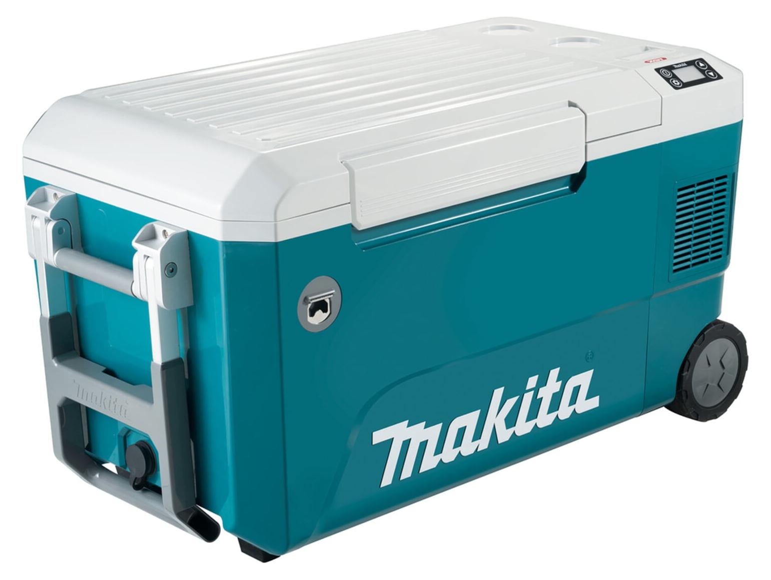 Makita CW002GZ01, Blau, Weiß, LED, 2 Rad/Räder, Schwarz, 50 l, -18 - 60 °C