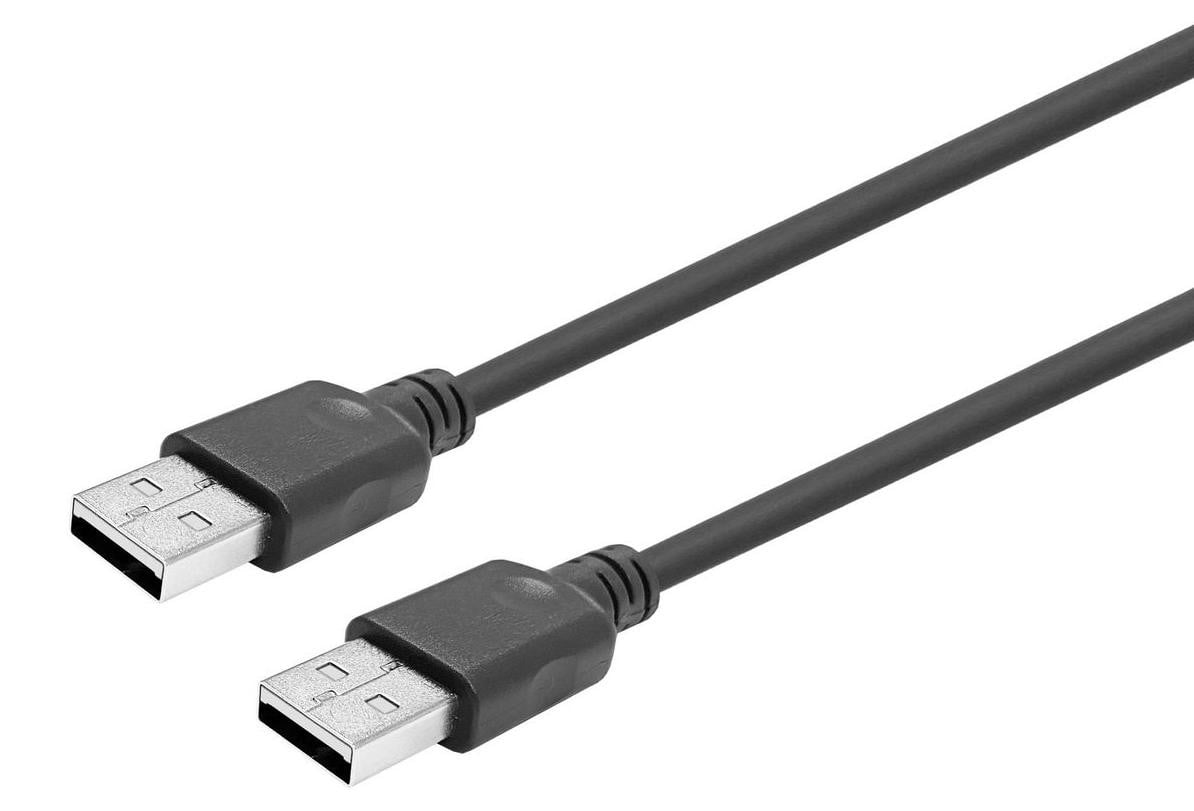 VivoLink PROUSBAA15 USB A naar USB A kabel, USB 2.0, 15 meter, zwart