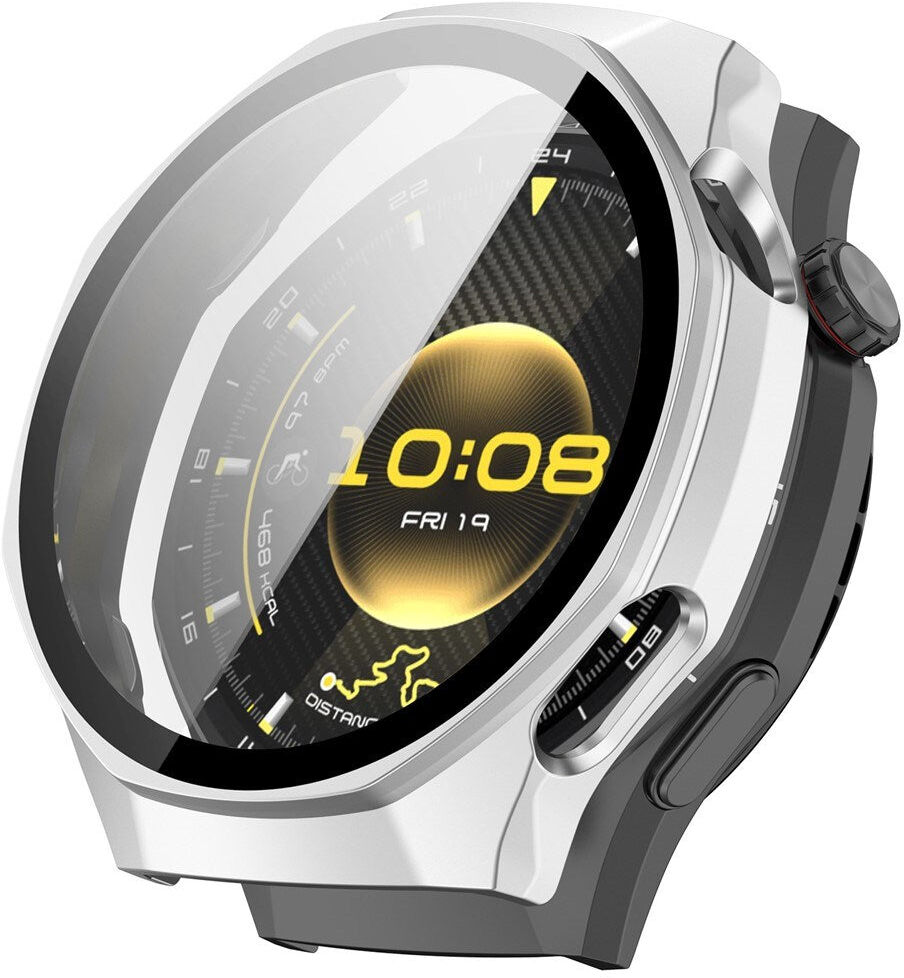 INCOVER Huawei Watch GT 6 Pro (46mm) Cover m. Skærmbeskyttelsesglas - Sølv