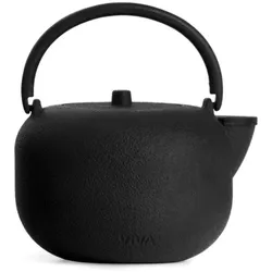 Viva Scandinavia Gusseisen Teekanne SAGA - 800 ml - schwarz