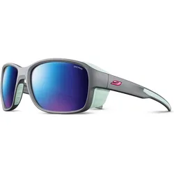 Julbo, Unisex, Sportbrille, Monterosa 2 Spectron 3 CF Gletscherbrille (Grau/Grün, Gray / Light Green, Blau), Grau