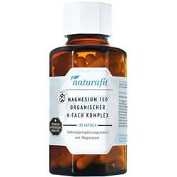 Naturafit Magnesium 150 Organischer 4-fach Komplex 120 St
