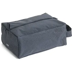 Kulturbeutel Grid Wash S, marineblau