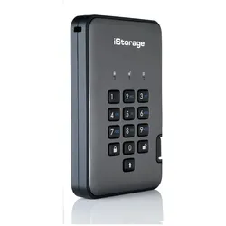 iStorage diskAshur Pro2 (0.26 TB), Externe SSD, Grau