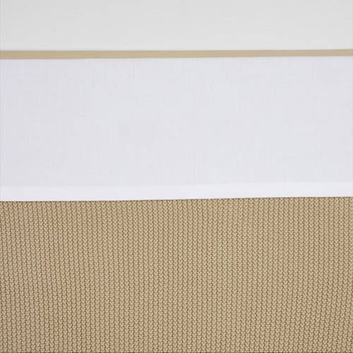 Meyco baby wieglaken Bies Sand 75x100 cm