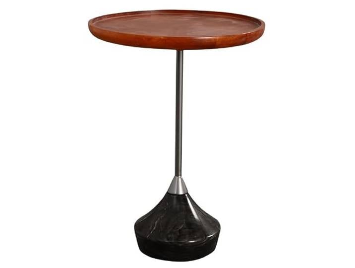 YCCHAH Sofatisch Nordischer Stil Sofa Couchtisch Wohnzimmer Home Holz Kleiner runder Tisch Schlafzimmer Nachttisch Marmor Beistelltisch Wohnzimmer-Beistelltisch
