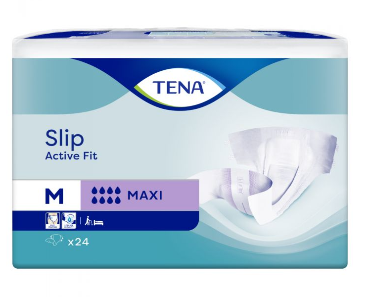 Tena Slip Active Fit Maxi Medium - 6 paquets de 24 protections